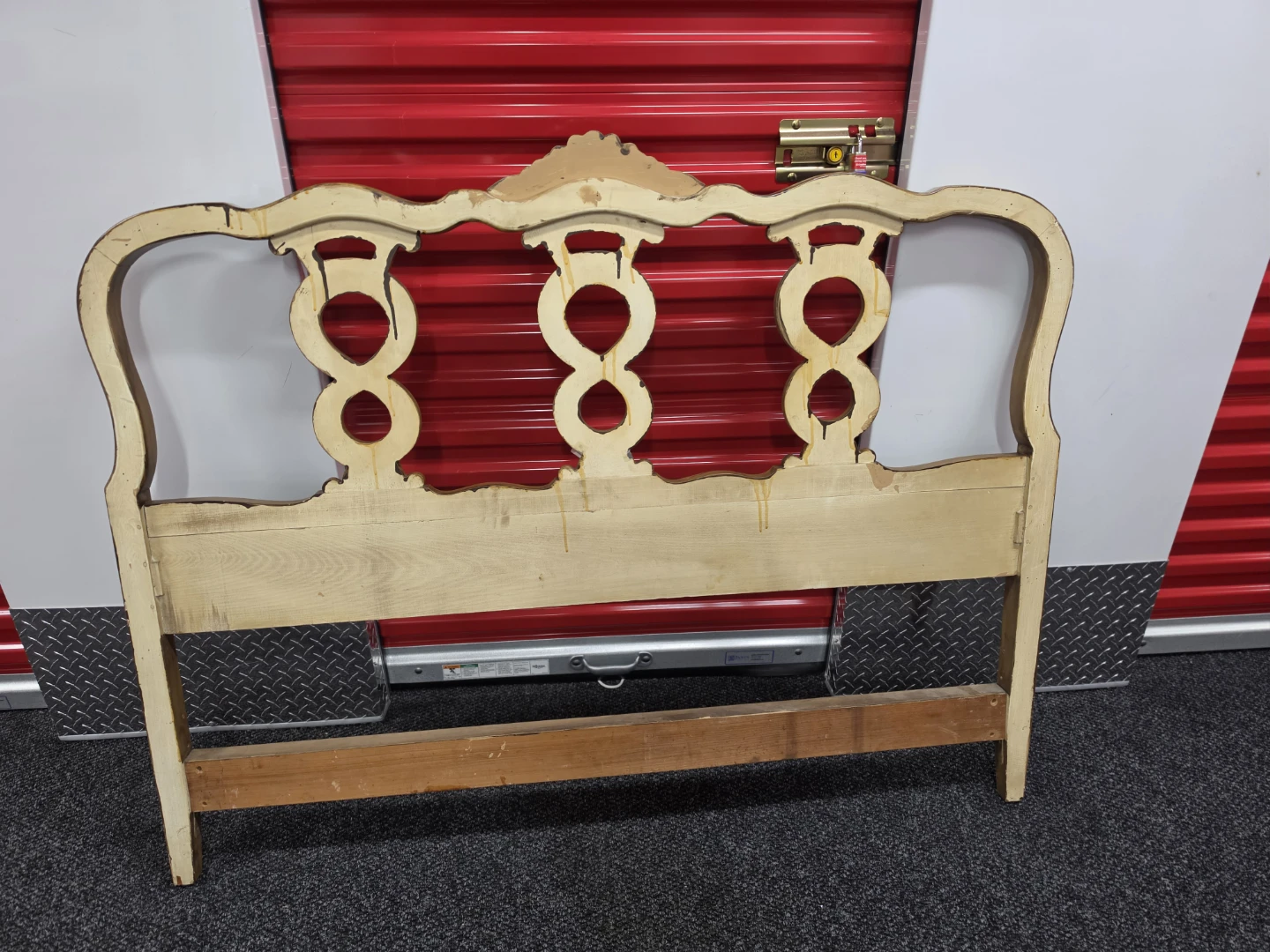 Vintage Wooden fuul Headboard - photo 5