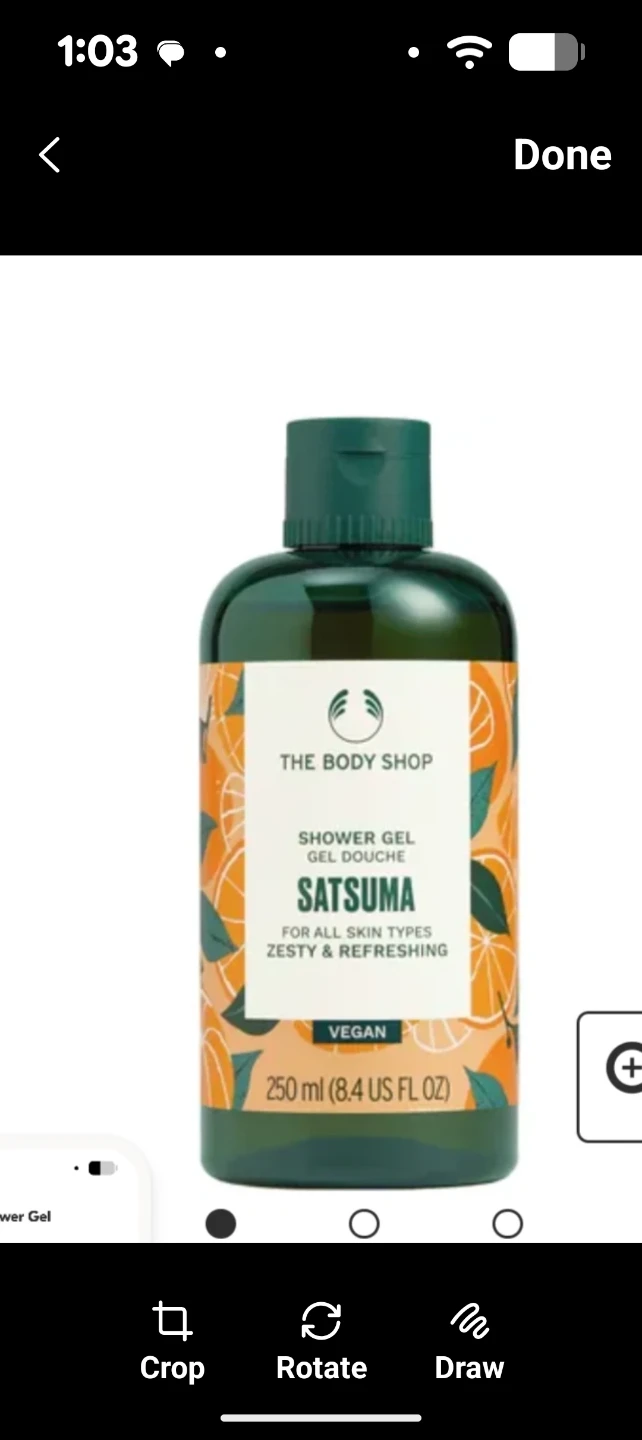 Freecycle. The Body Shop Satsuma Shower Gel 250ml