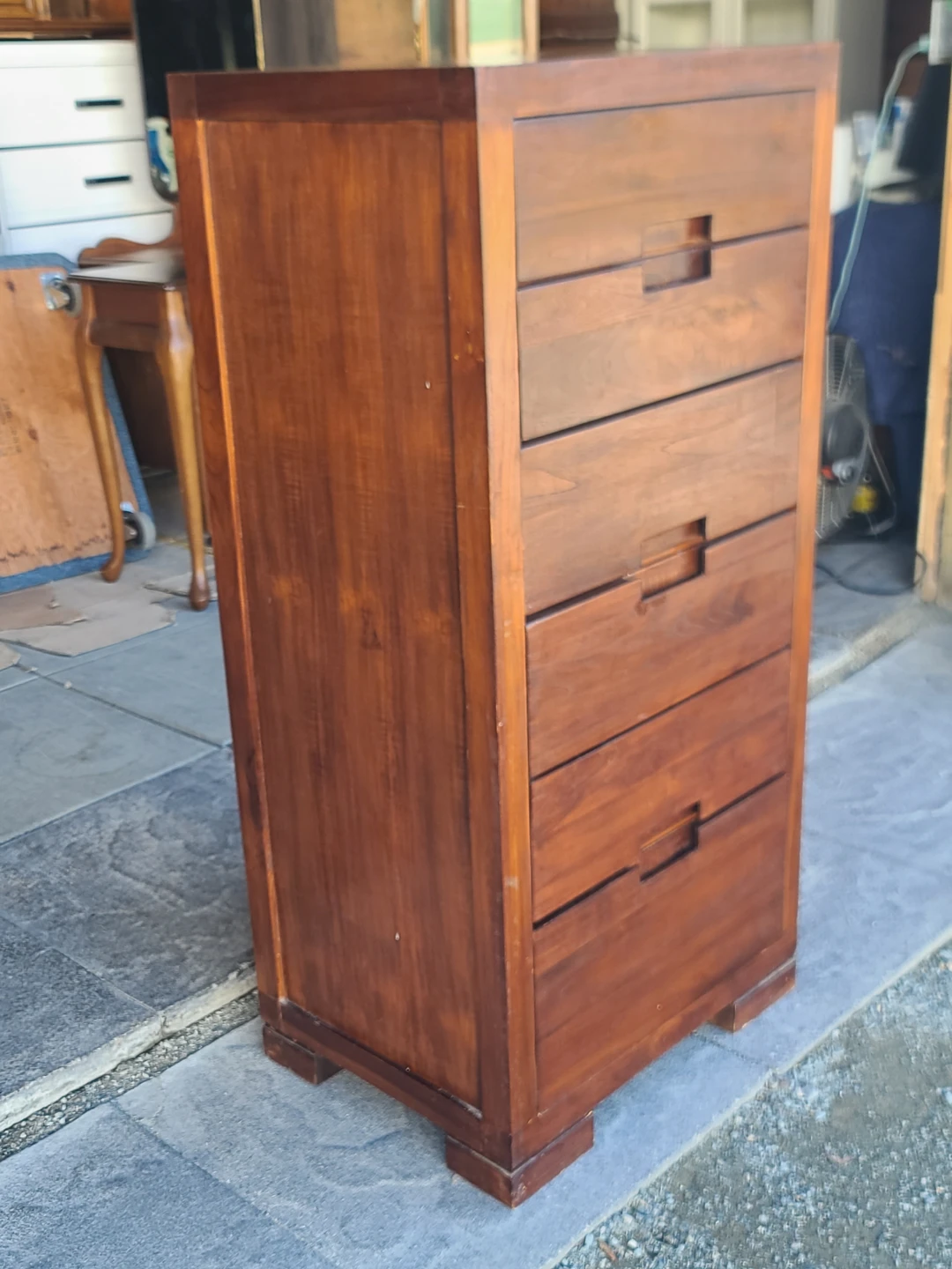 6-Drawer Wood Tallboy Chest - photo 2