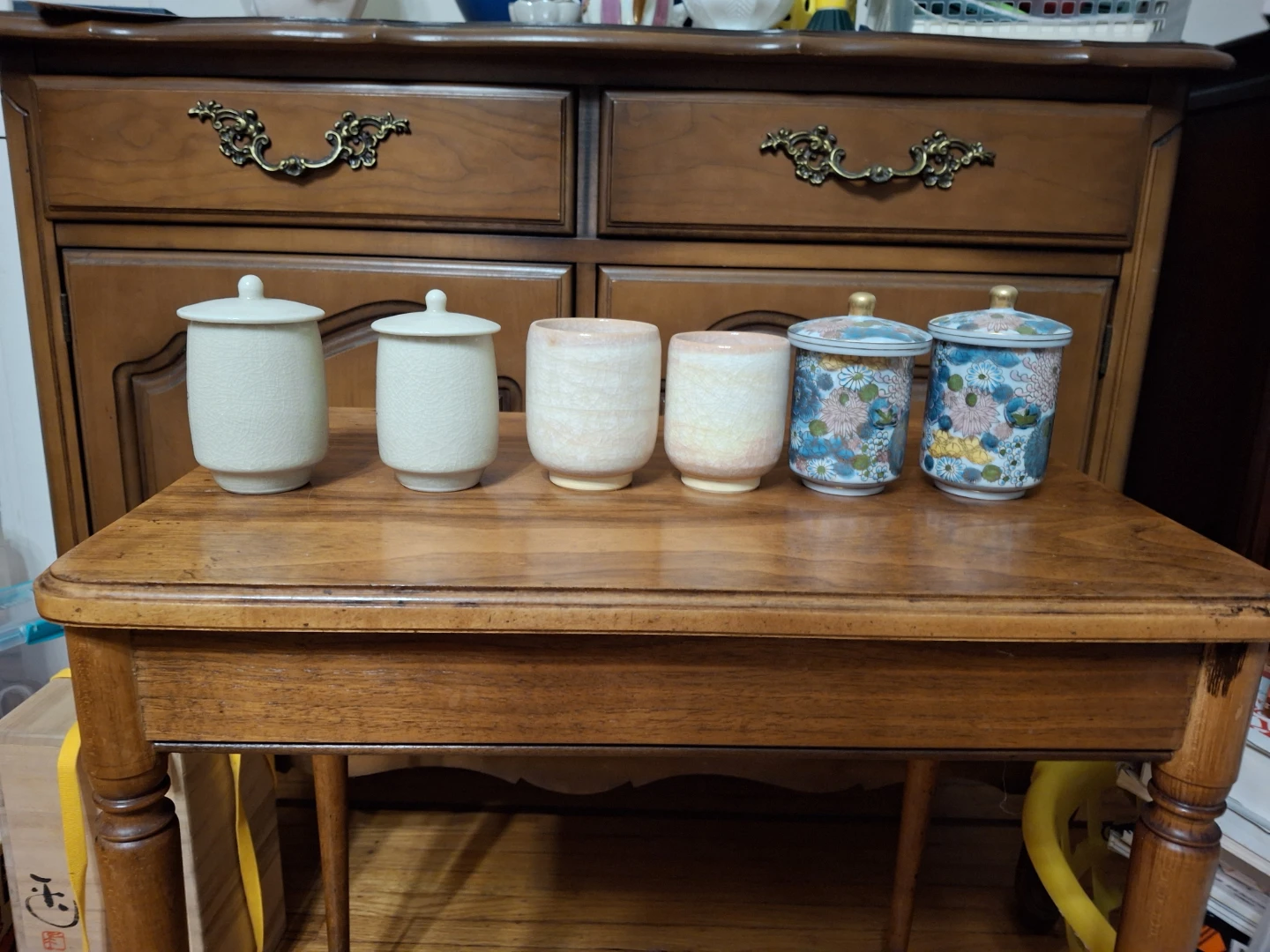 Set of 6 Japanese Ceramic Tea Cups - photo 2