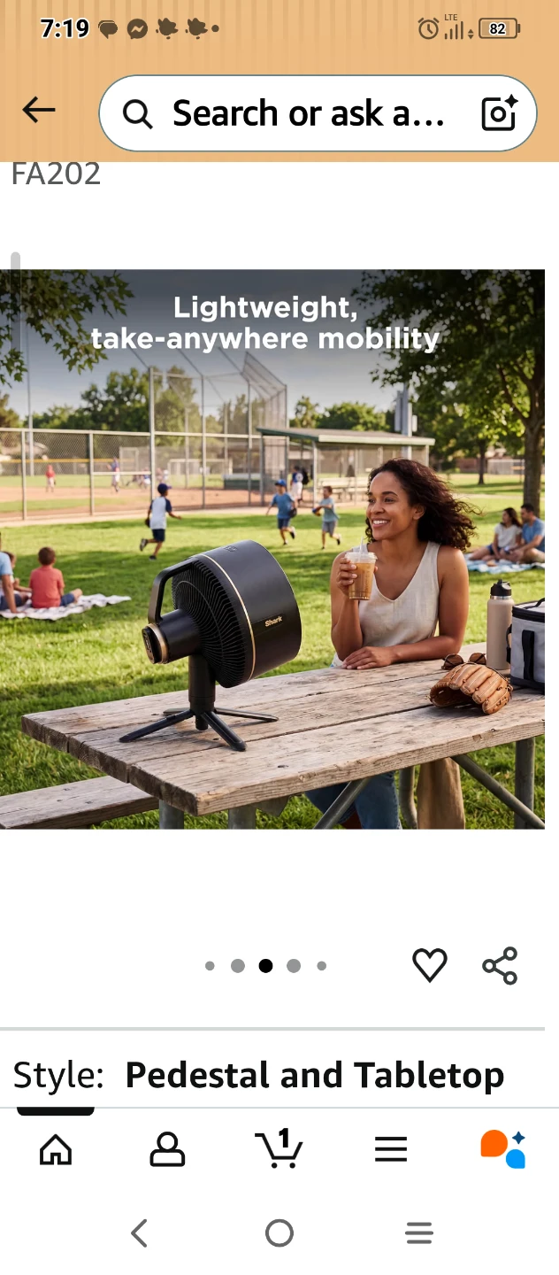 Shark FlexBreeze Indoor & Outdoor Fan