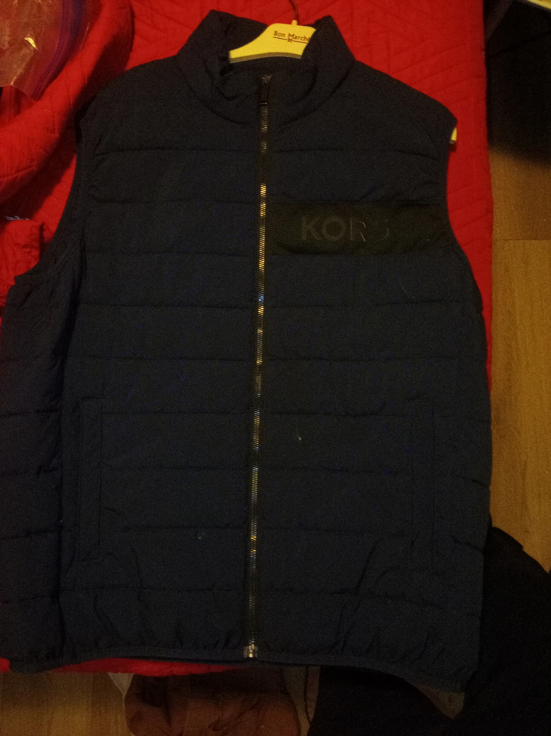 Michael Kors Navy Puffer Vest