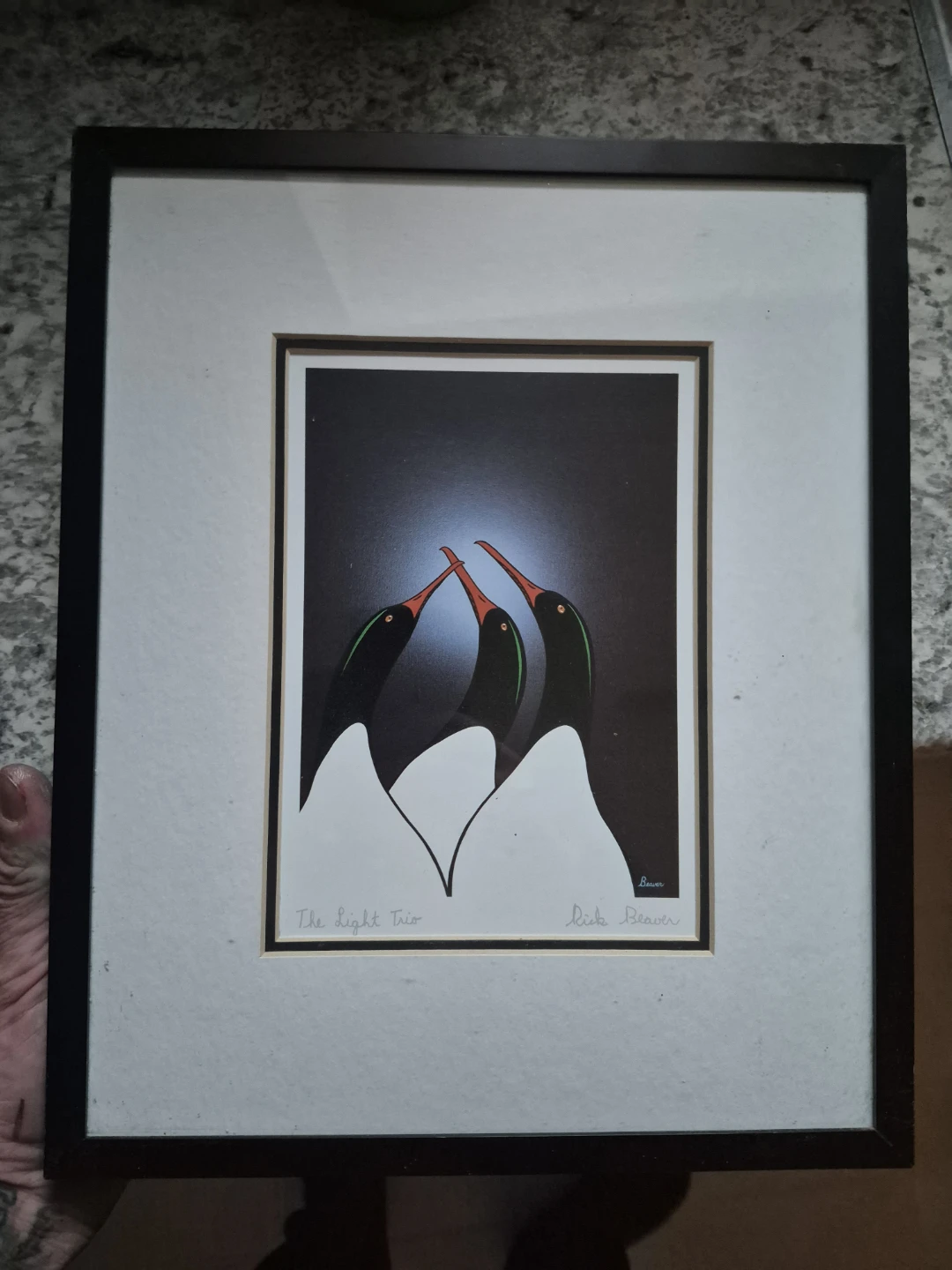 Rick Beaver Framed Print The Light Trio