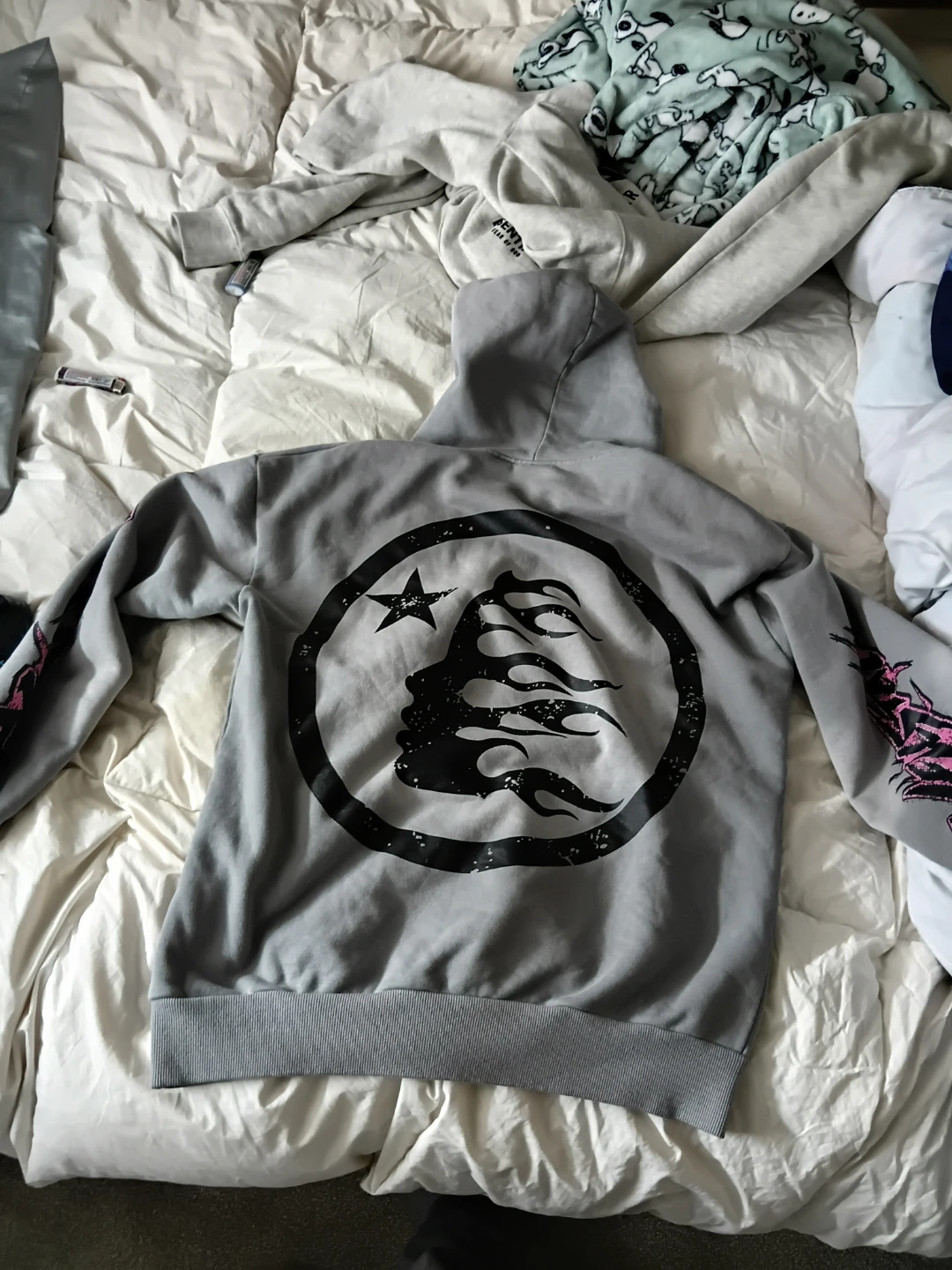 Hellstar Hoodie Grey - photo 2