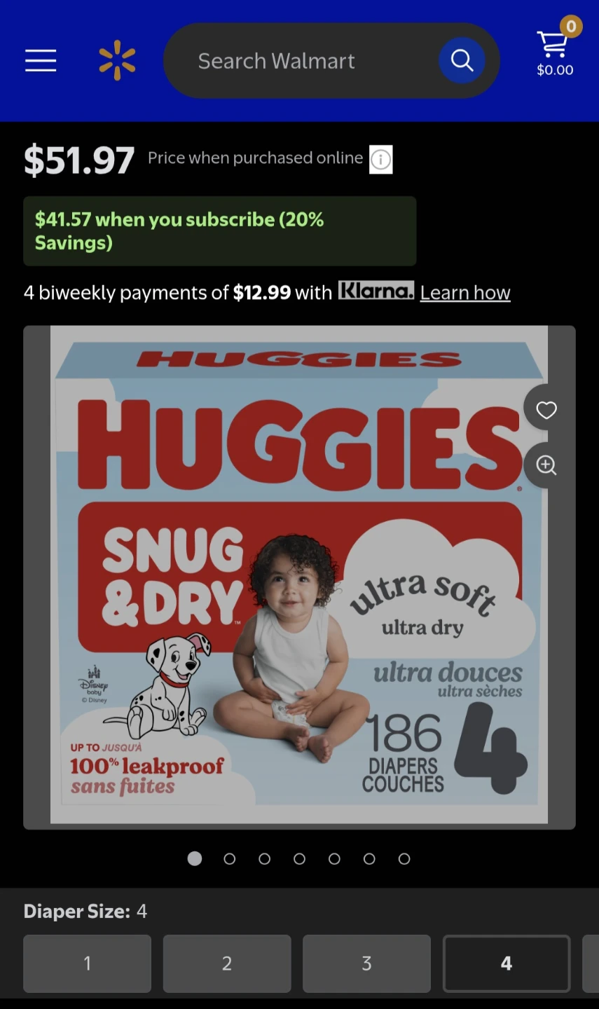 Huggies Snug & Dry Size 4 Diapers - 186 Count - photo 2