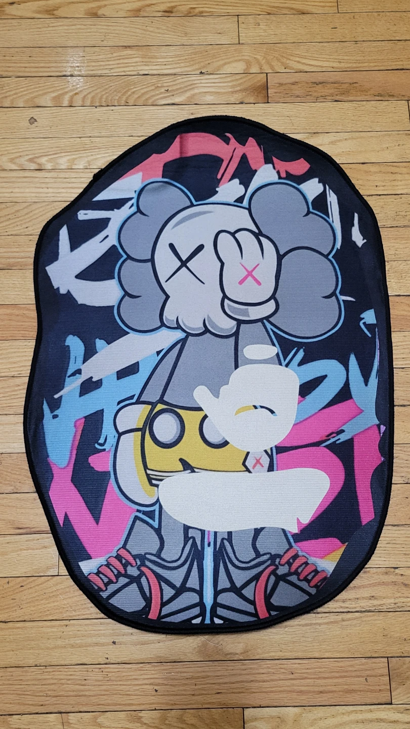 KAWS Character Graphic Floor Mat New