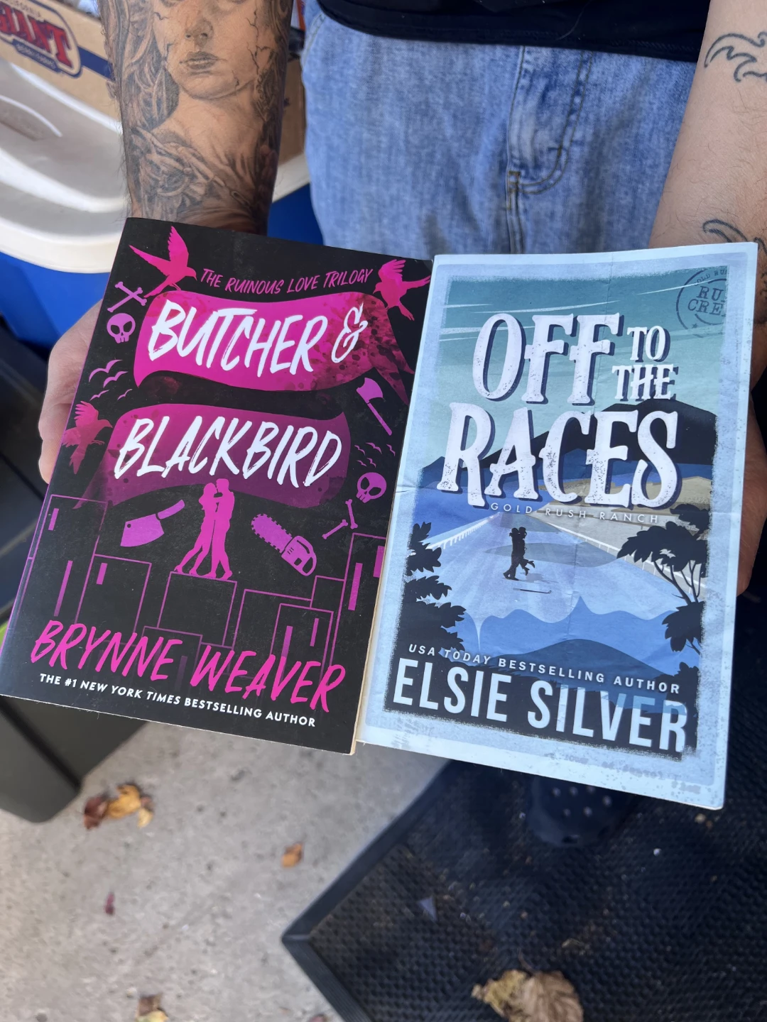 Butcher & Blackbird and Off to the Races Books