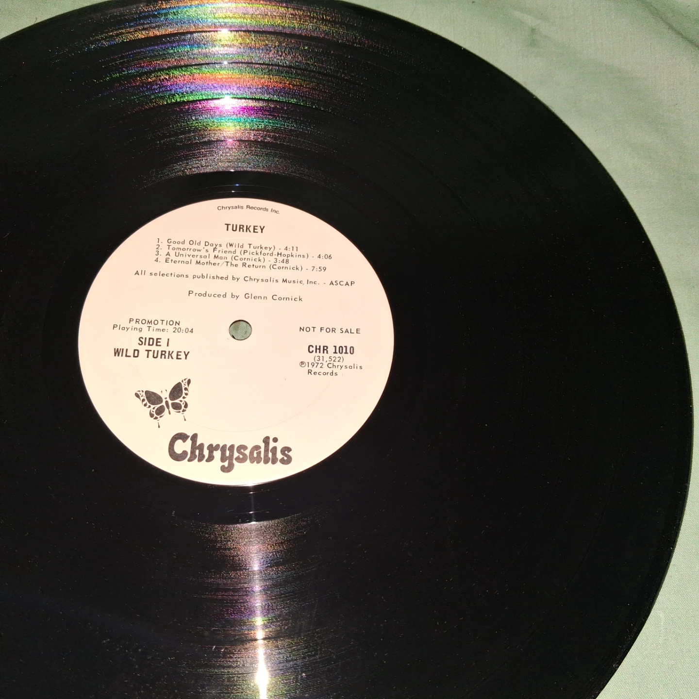 Rare Turkey VG+ Condition Gatefold LP 1972 Chrysaslis Records - photo 3