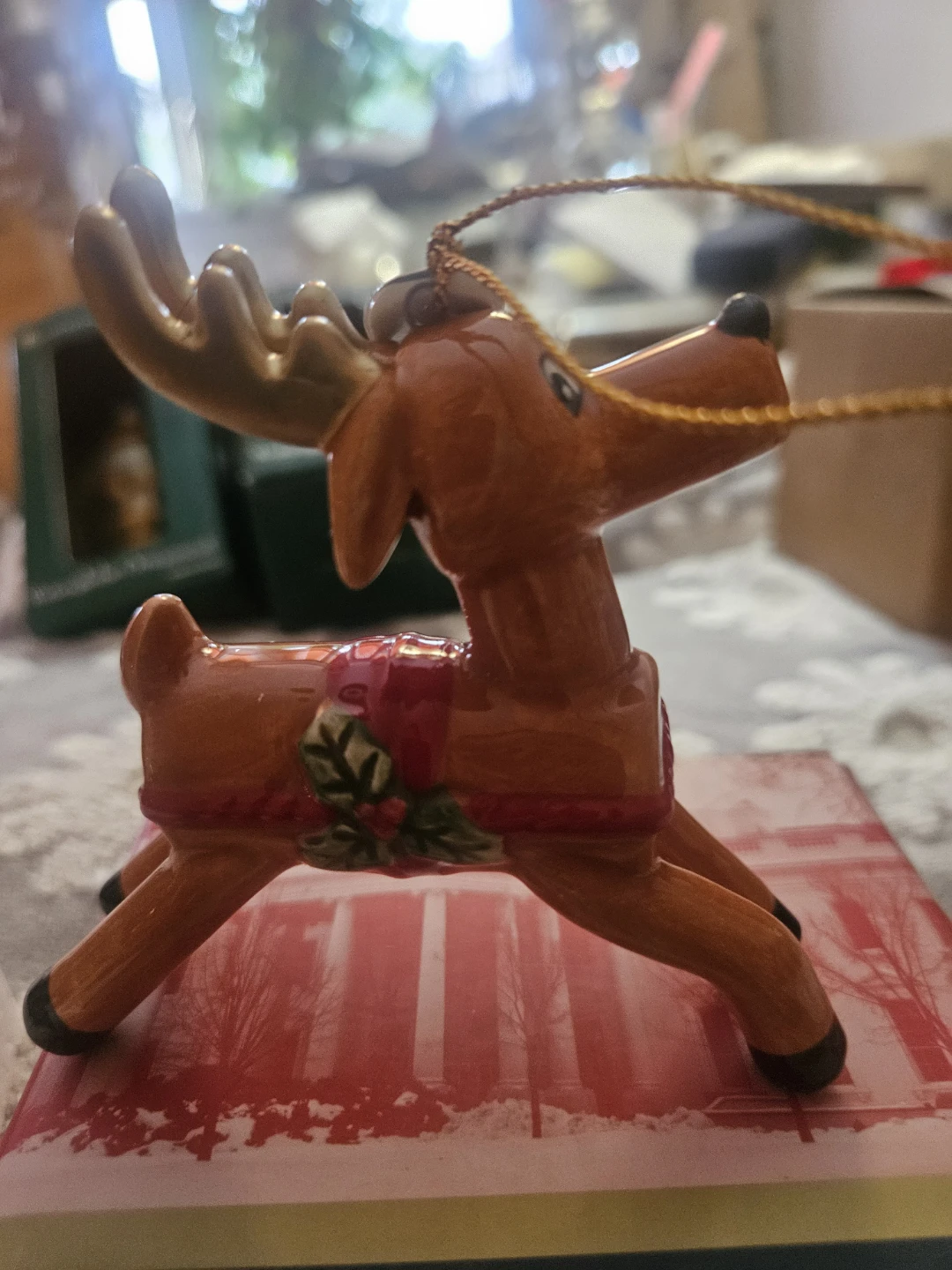 Fitz and Floyd 2018 Reindeer-Regan White House X-mas. - photo 2