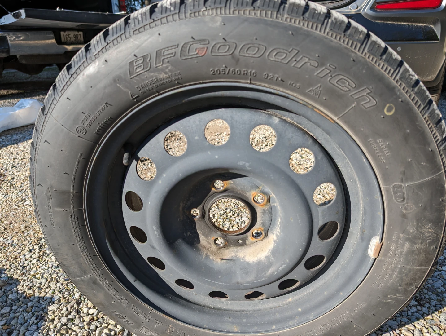 BFGoodrich Winter Tires on Steel Rims 205/60 R16 - photo 2
