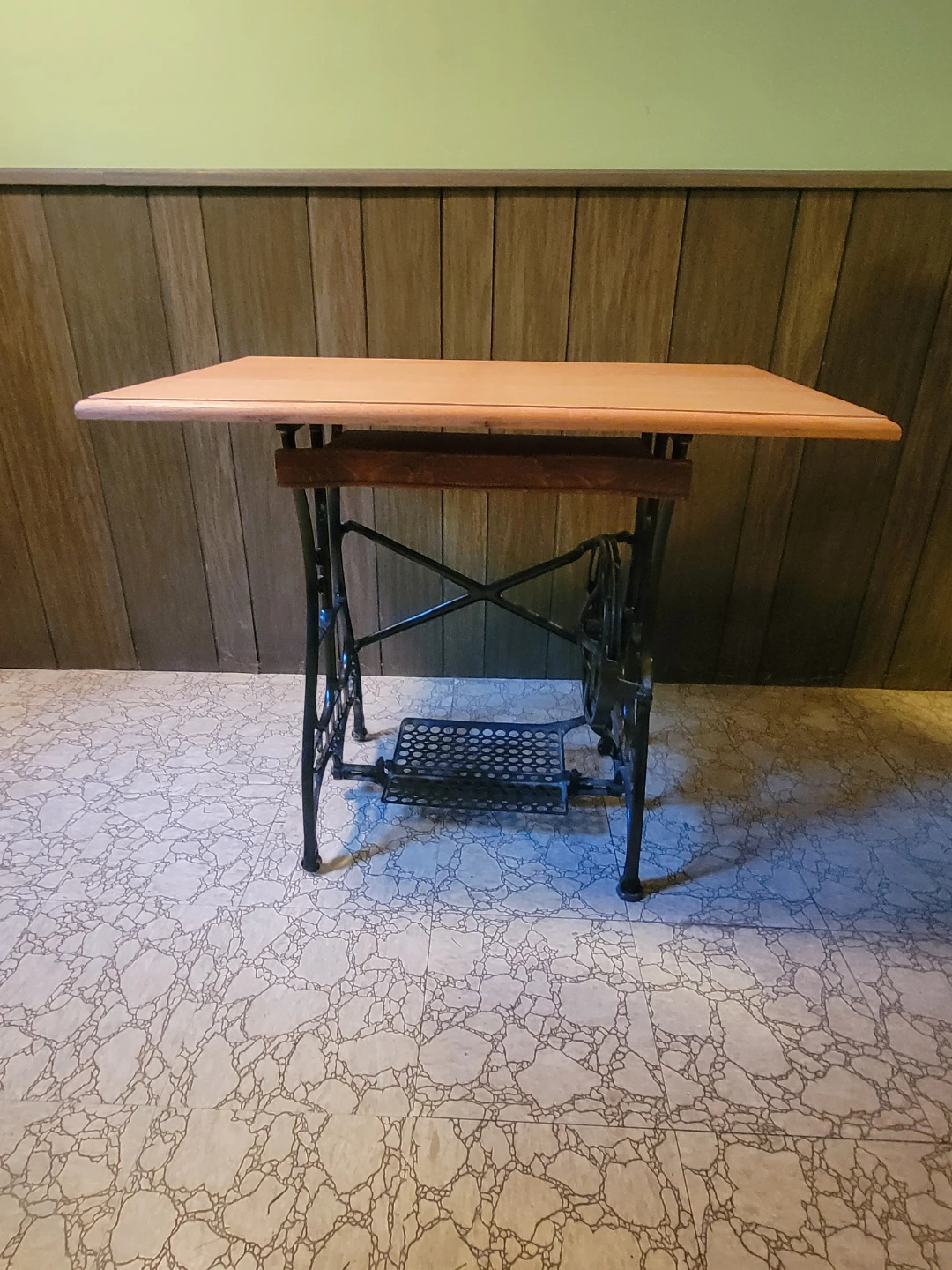 Vintage "White" Brand Treadle Sewing Machine Base Table