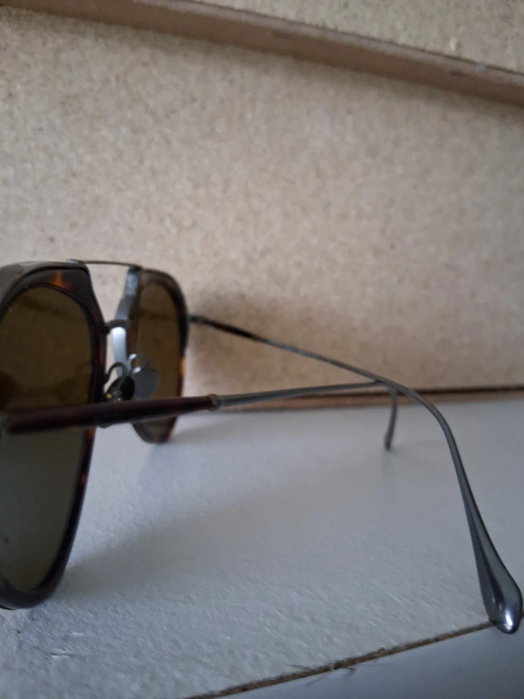 Giorgio Armani Tortoiseshell Aviator Sunglasses - photo 5