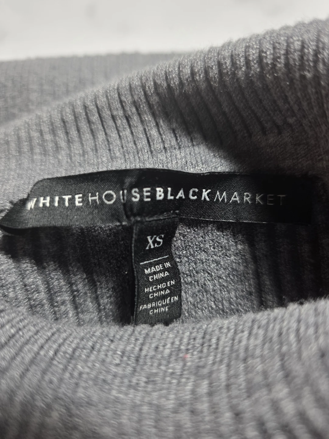 White House Black Market Gray Turtleneck Sweater XS - photo 4
