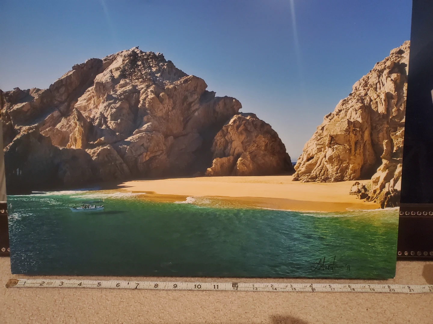 44 WIDE Lover's Beach Canvas Print - photo 2