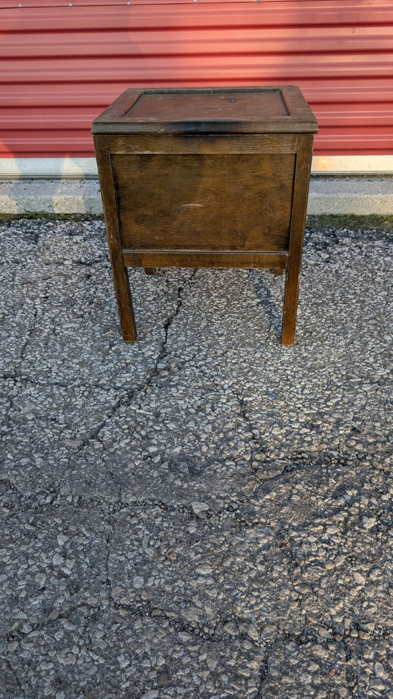 Vintage Wooden Commode Chair - photo 2