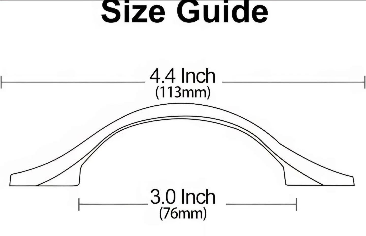 10 Pack Matte Black Drawer Handles - photo 2