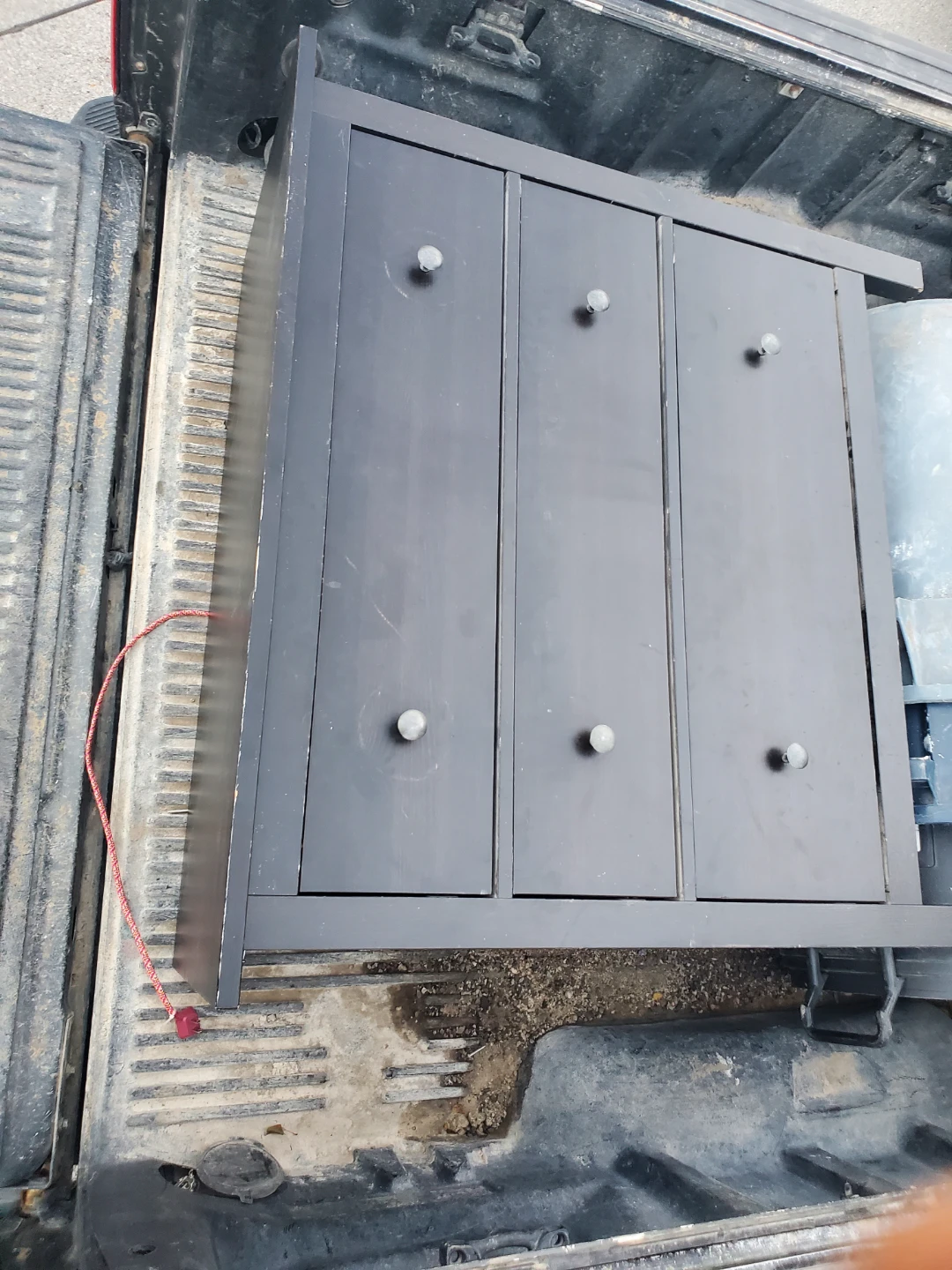 Black 3-Drawer Dresser - photo 2