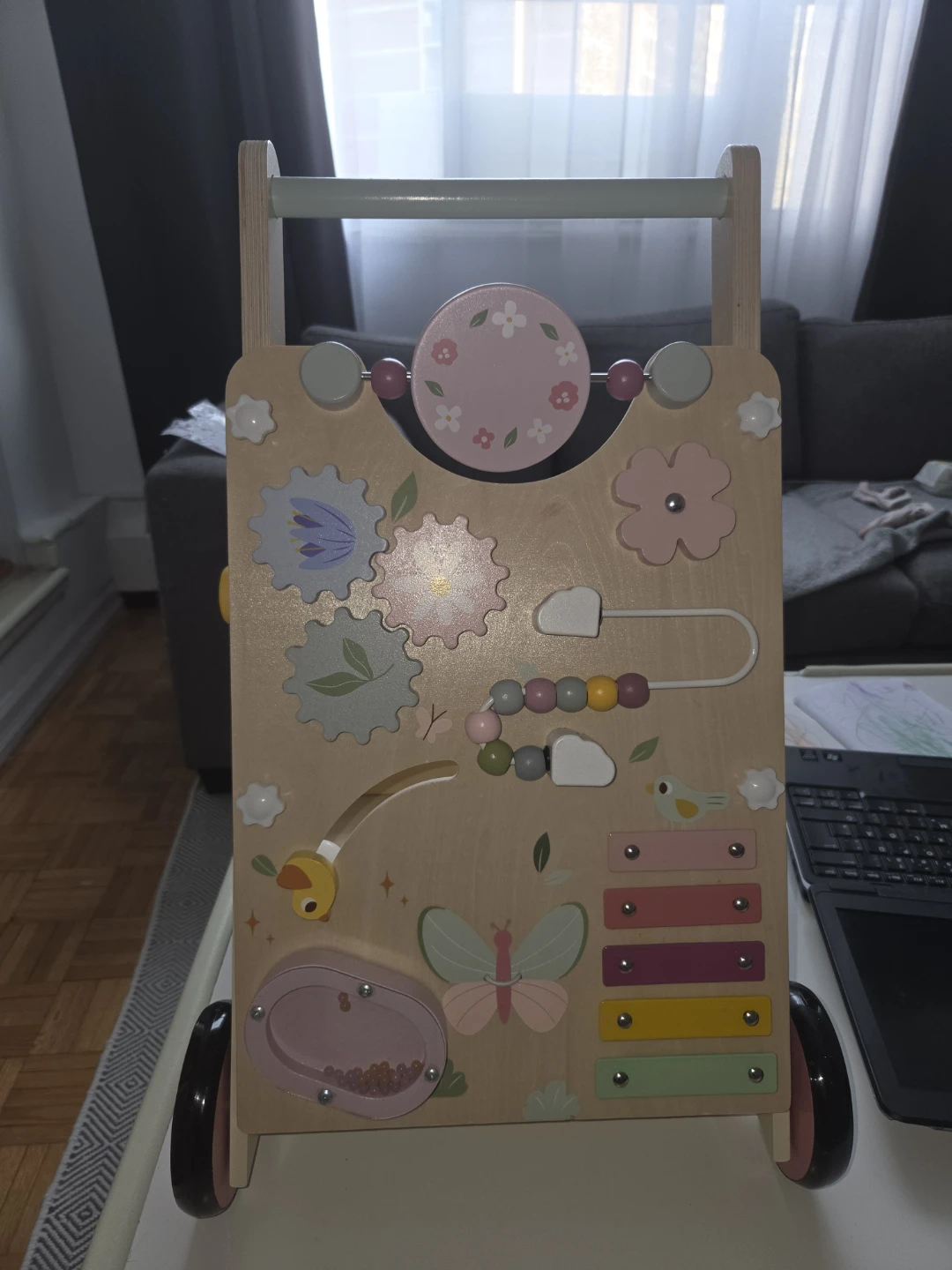 Little Dutch Wooden Activity Baby Walker