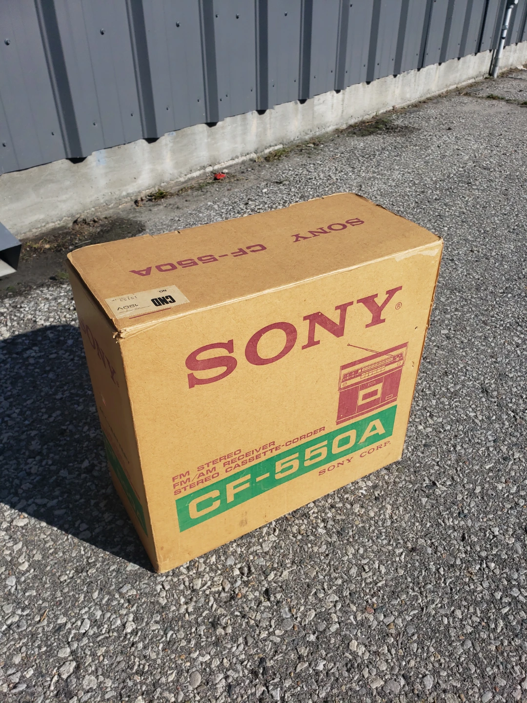 Sony CF-550A Stereo Cassette-Corder