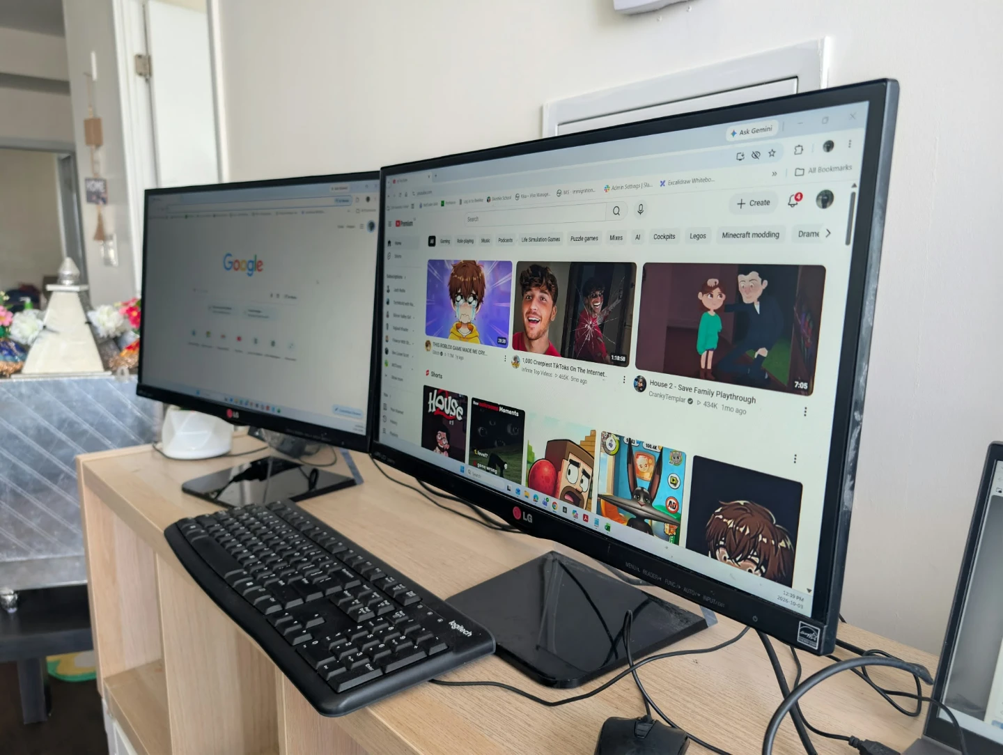 Two LG IPS LED Monitors - photo 3