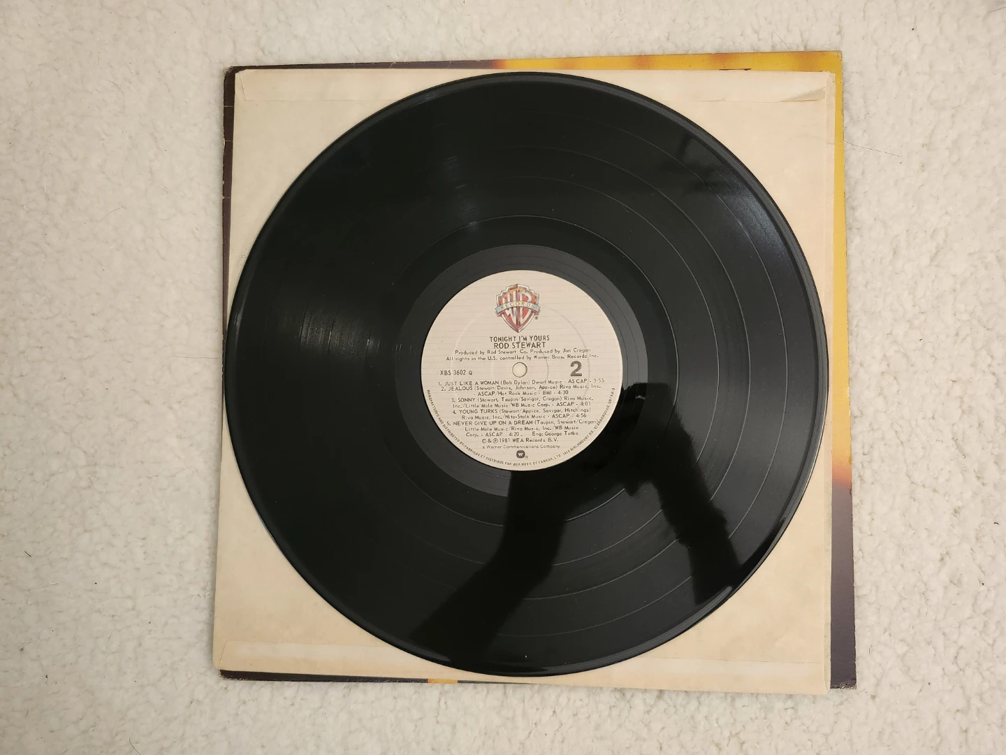 Rod Stewart Tonight I'm Yours Vinyl Record - photo 5