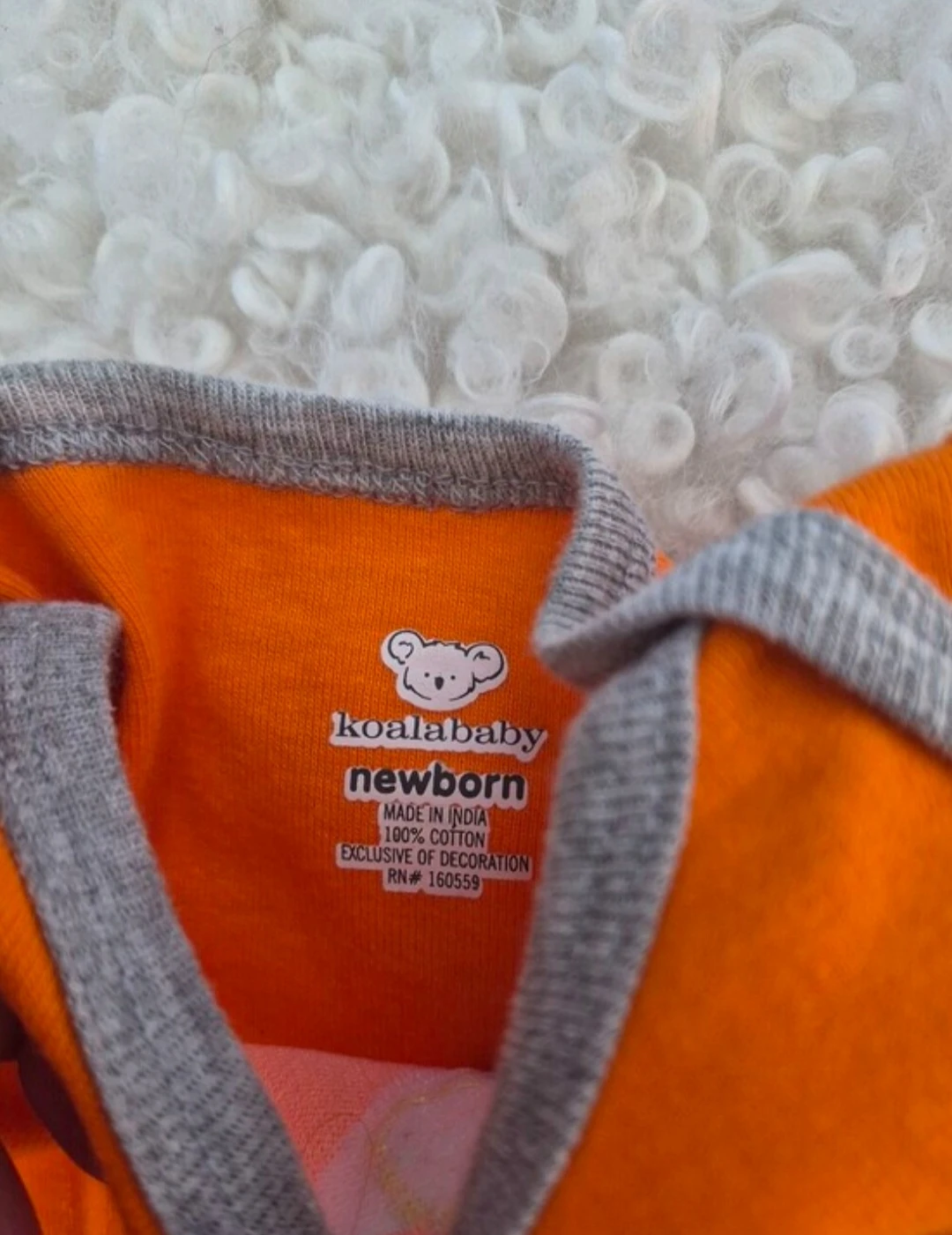 BNWT Koala Baby Newborn Tiger 3pc fall Set Bib 0-3 Month - photo 2