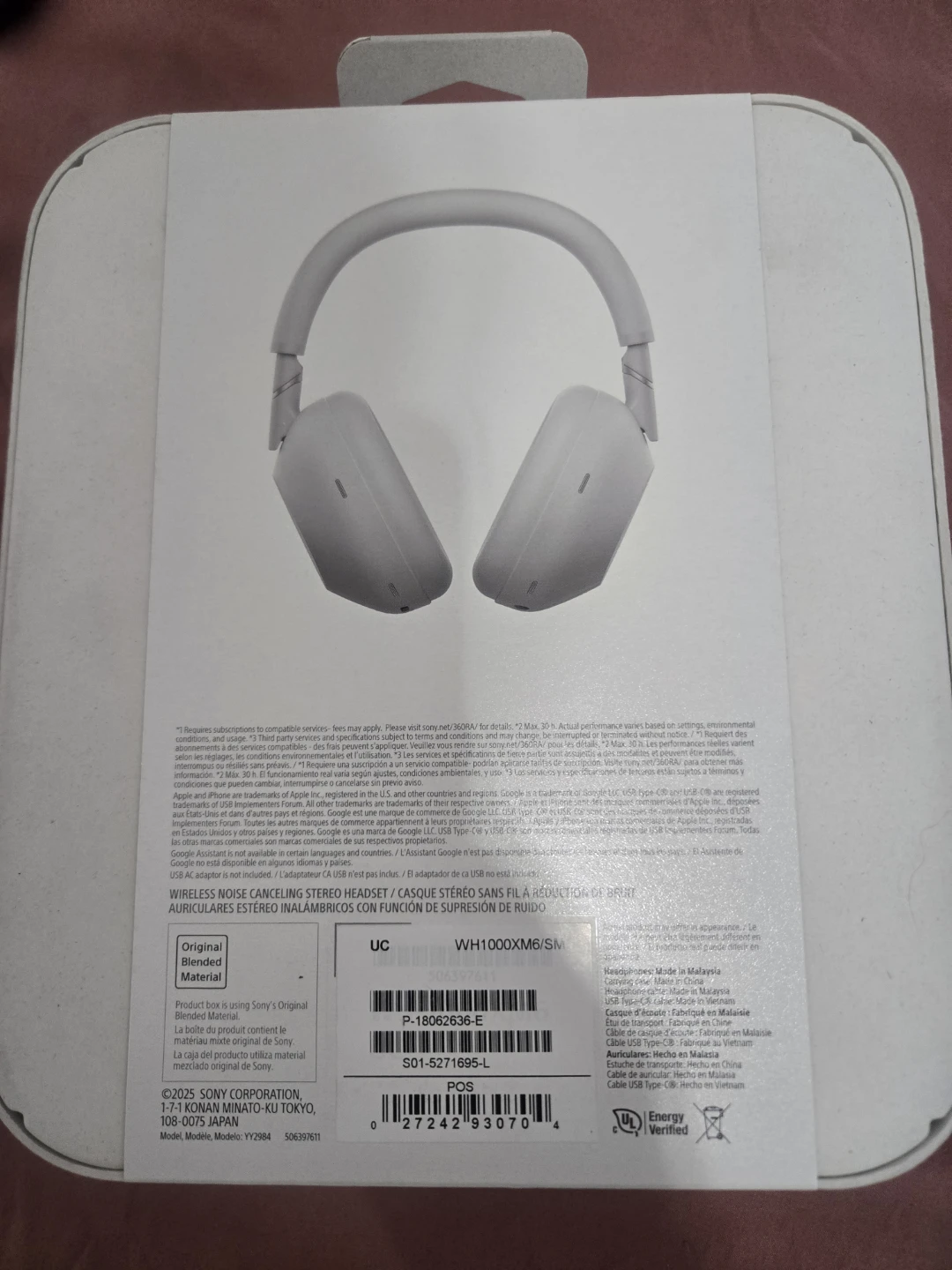 Sony WH-1000XM6 Wireless Noise Canceling Headphones - photo 3