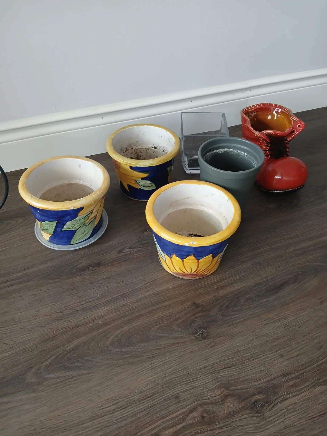 Assorted Decorative Plant Pots