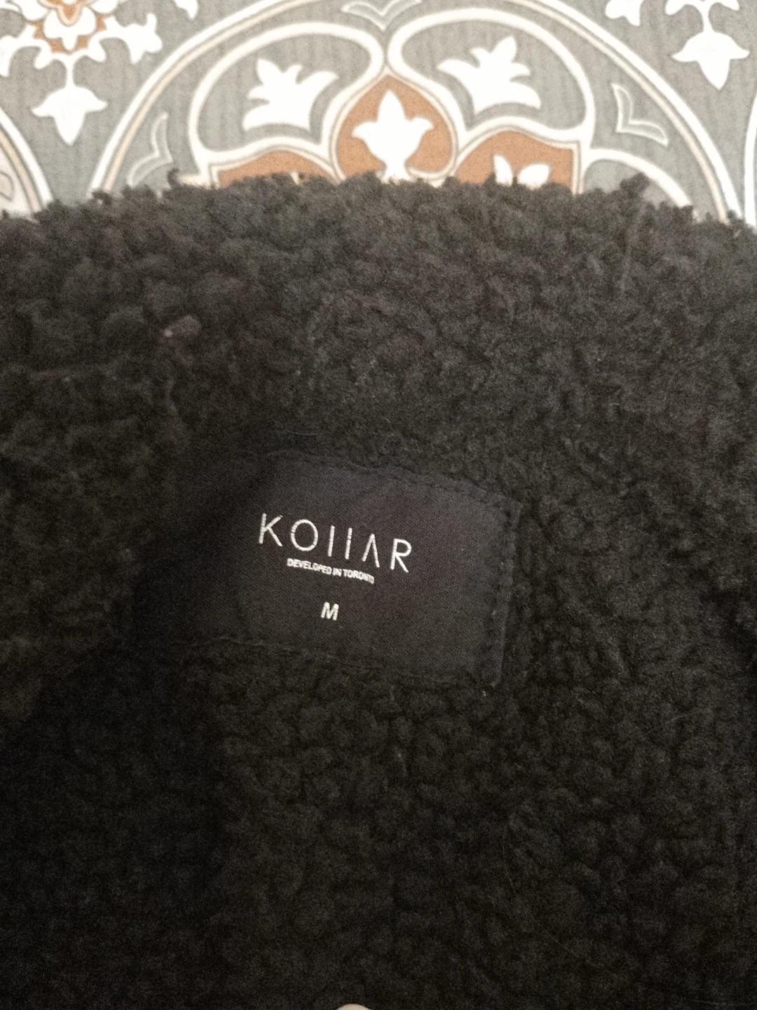 Kollar Black Denim Sherpa-Lined Jacket - photo 3