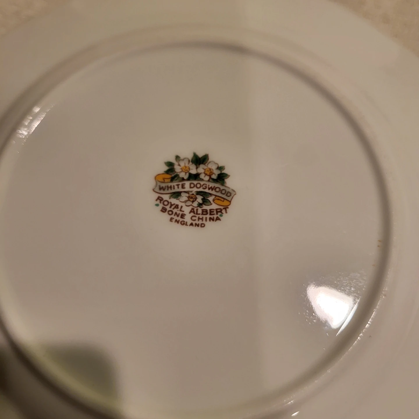Royal Albert White Dogwood Tea Trio - photo 3