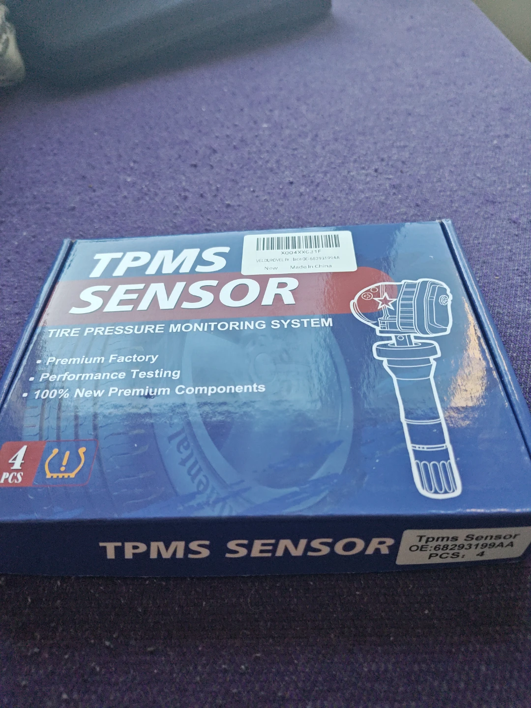 Veldurovel TPMS Tire Pressure Sensor Kit - 4 Pack - photo 3