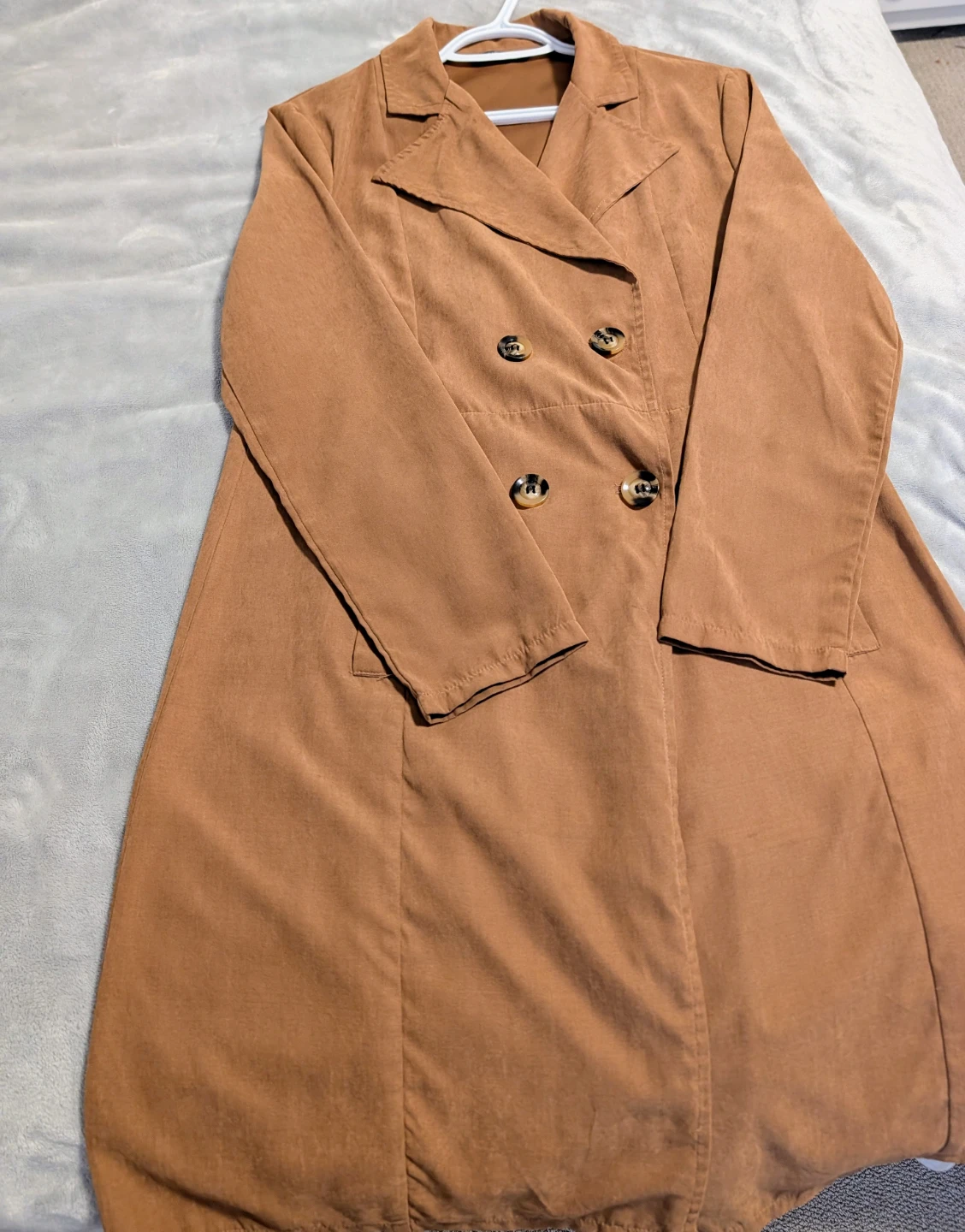 Brown Double-Breasted Coat - photo 4