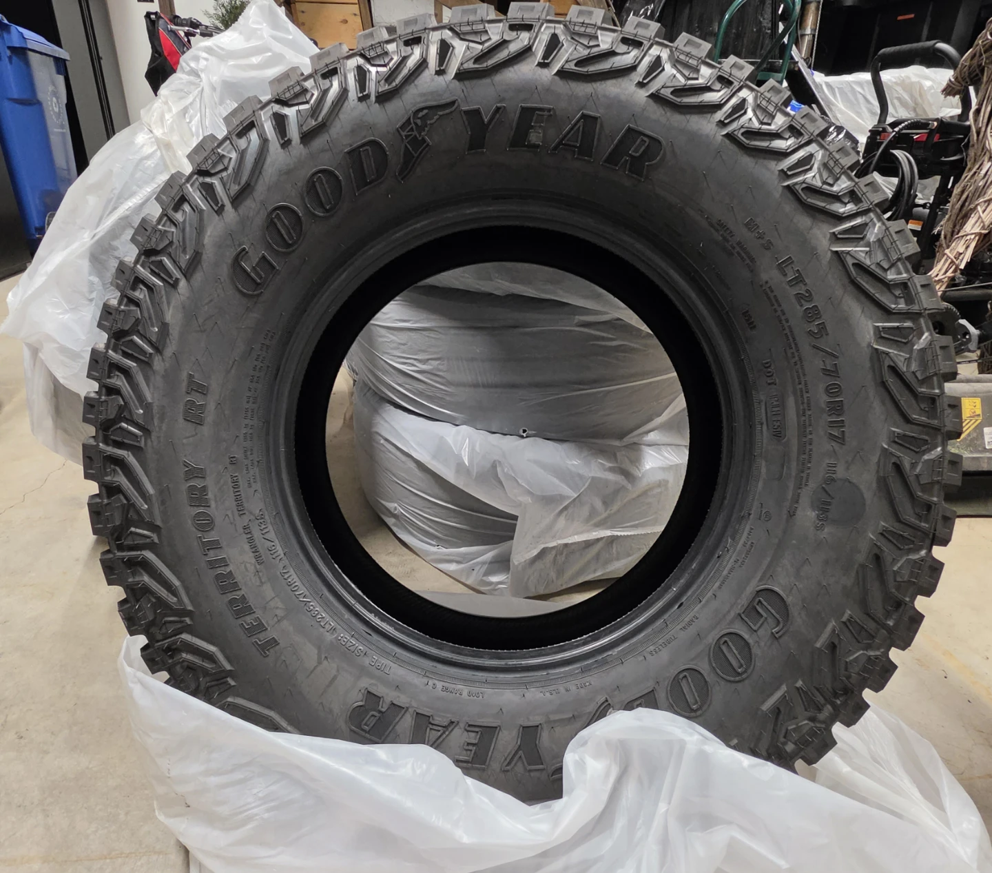 New Goodyear Wrangler Territory RT Tires LT285/70R17 - 5 total