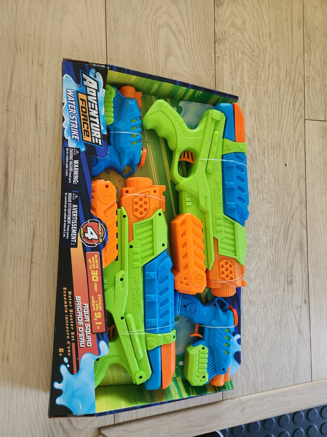 Adventure Force Aqua Squad 4-Pack Water Blaster Set