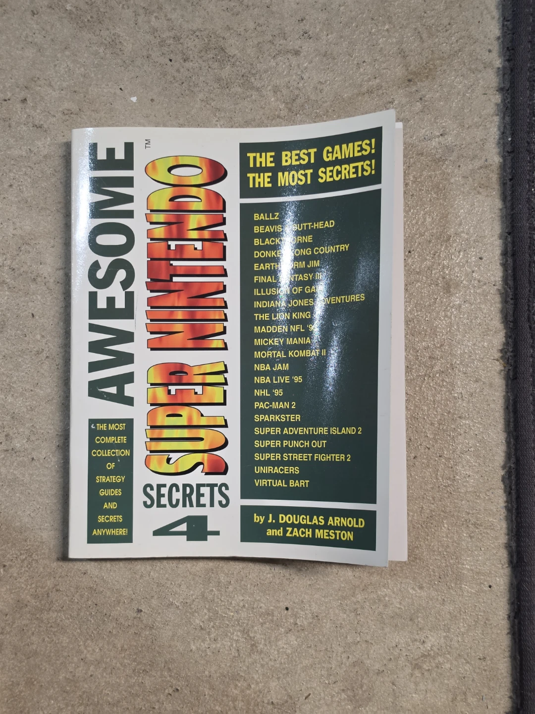 Awesome Super Nintendo Secrets 4 Strategy Guide