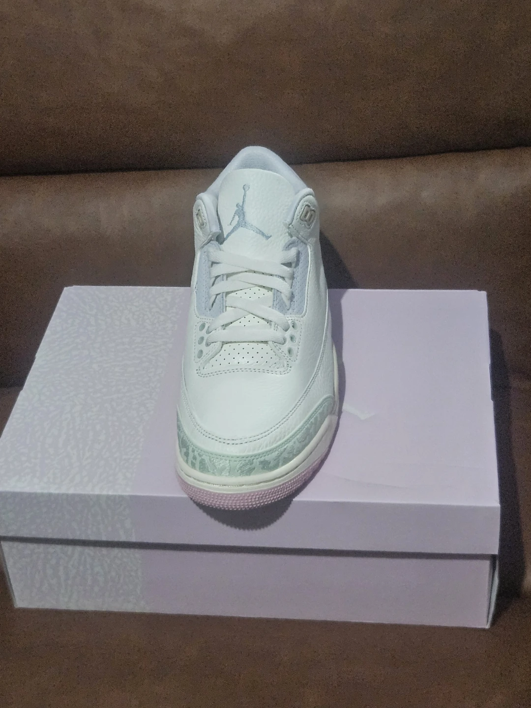 Air Jordan 3 Retro OG Sail Jade Aura - photo 4