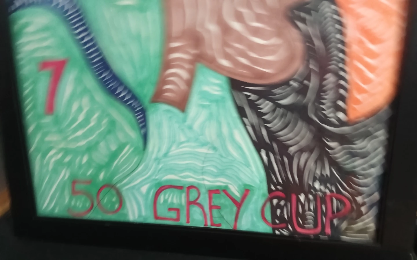 Vibrant 1962 50th Grey Cup "Fog Bowl" - photo 3