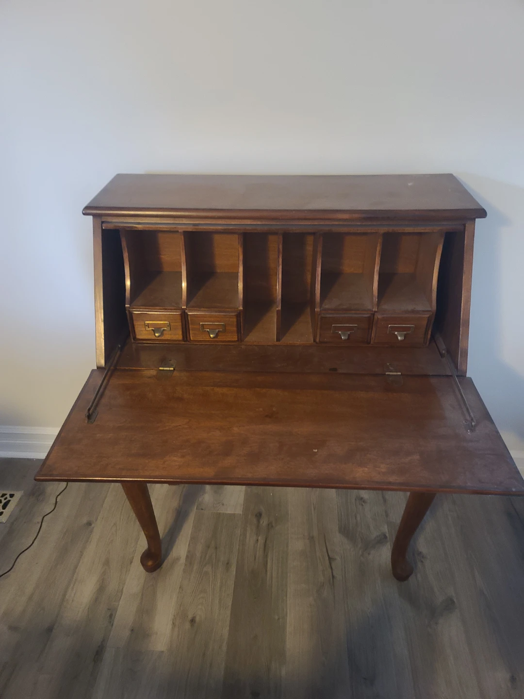 Vintage Wooden Secretary Desk - photo 3