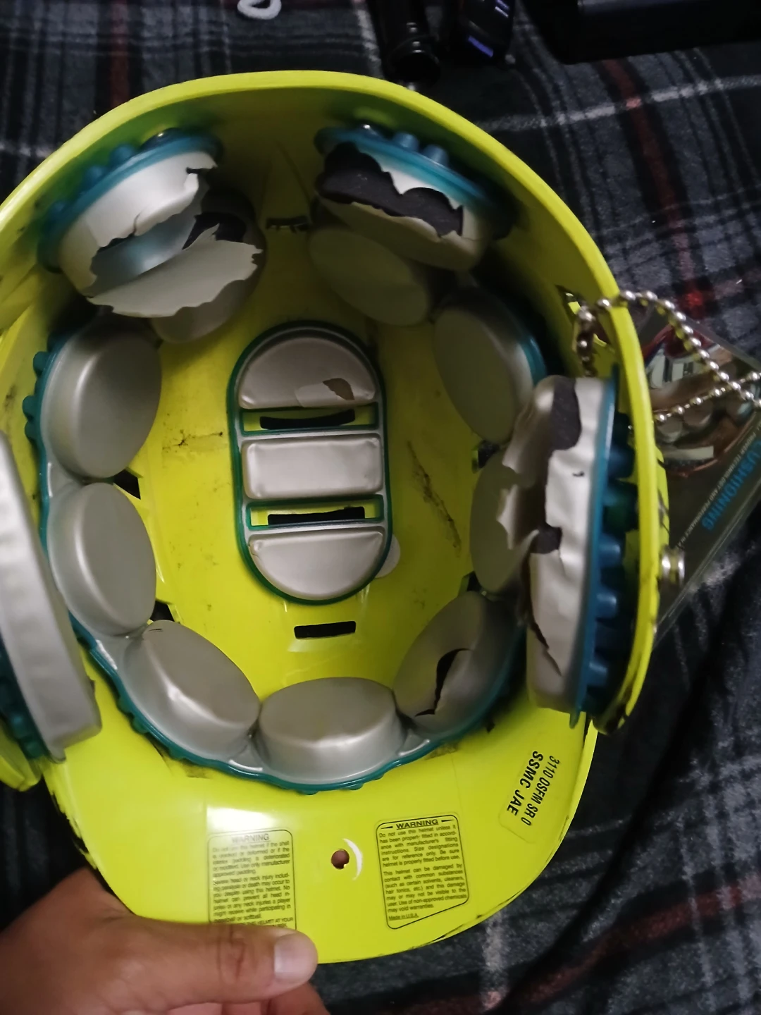 Schutt Air Maxx T 4.2 Batting Helmet - Neon Yellow - photo 2