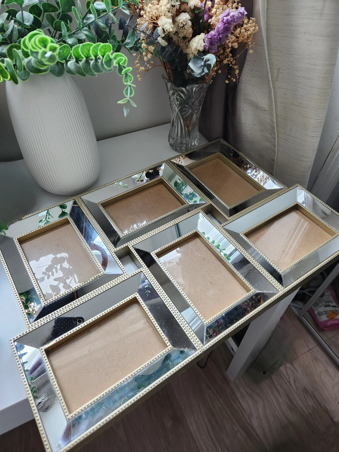 Mirrored Multi-Photo Collage Frame