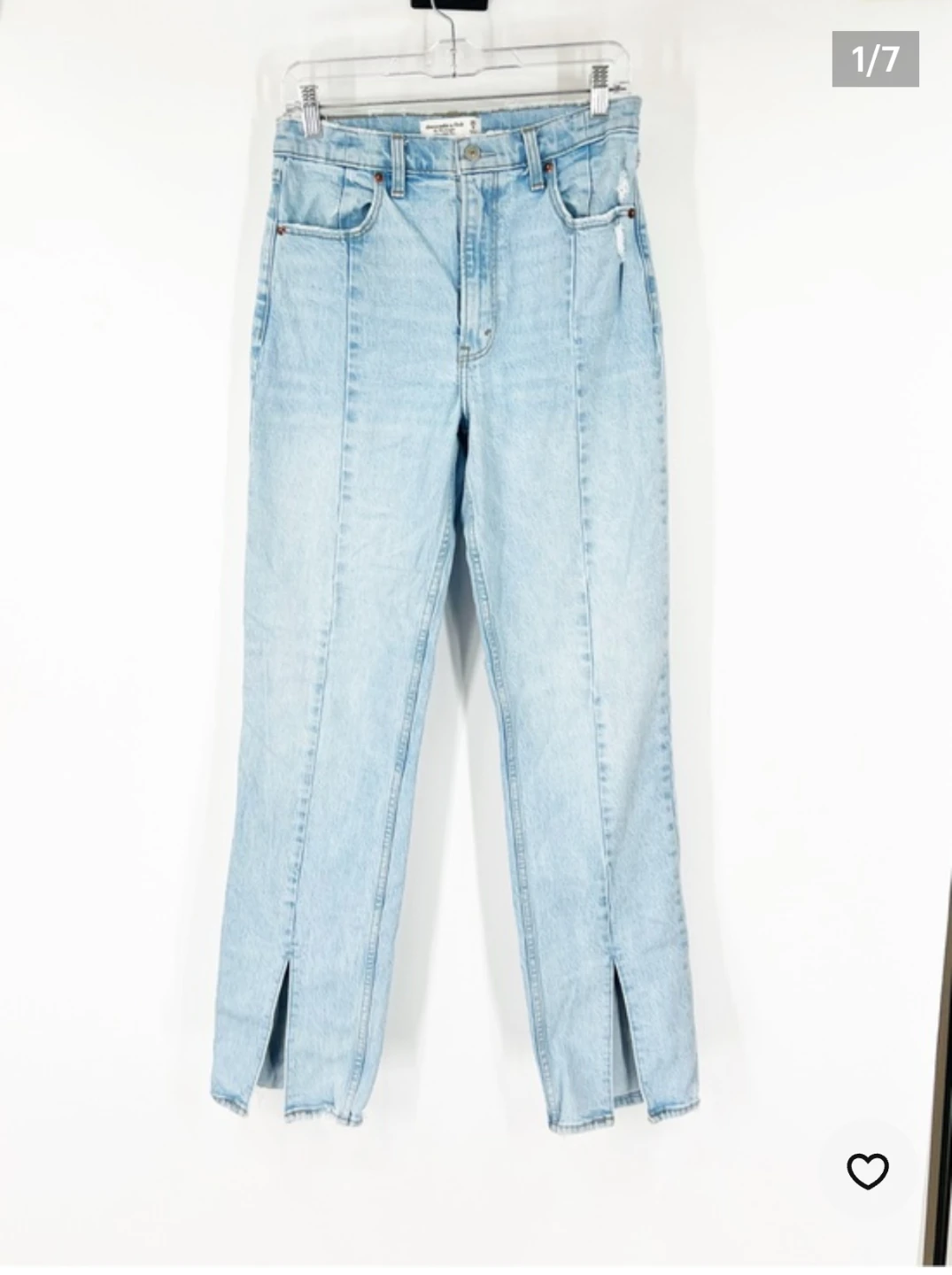 Abercrombie & Fitch Ultra High Rise Straight Jeans