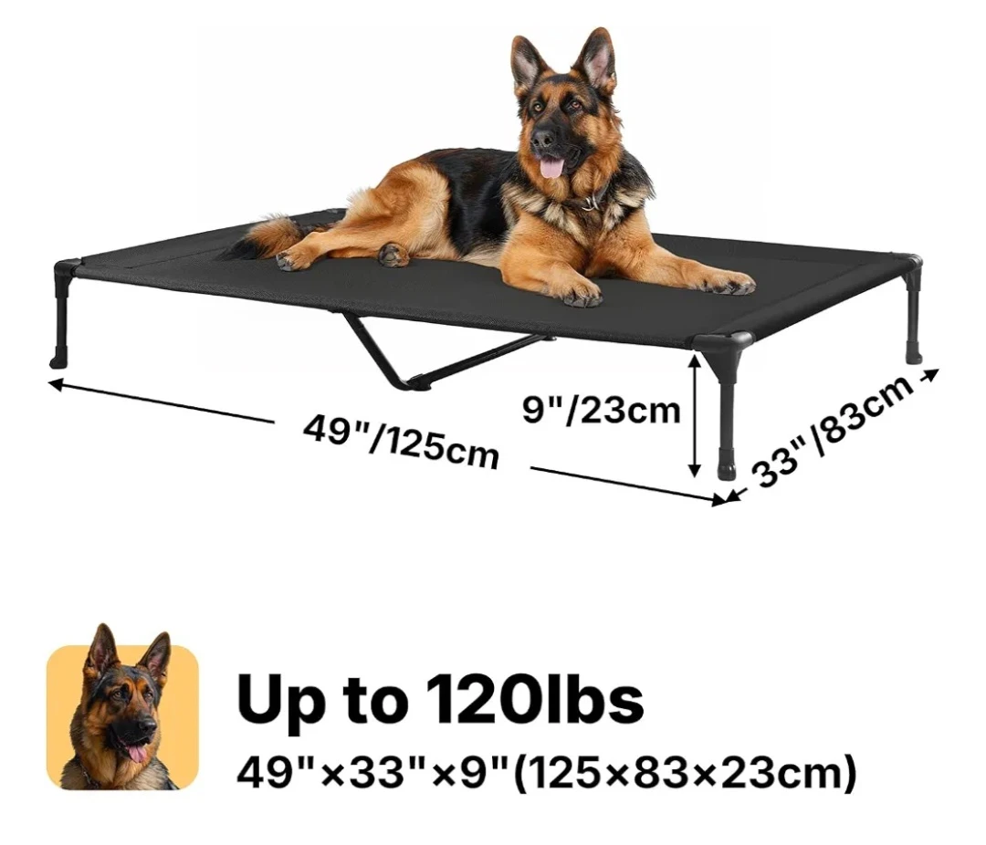 Veehooo Elevated Dog Bed [Extra Large]
