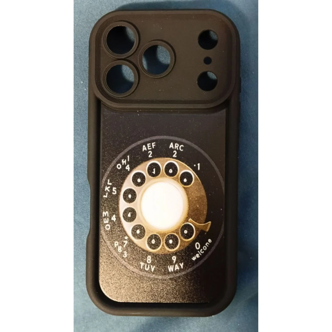Vintage Rotary Phone Design iPhone Case