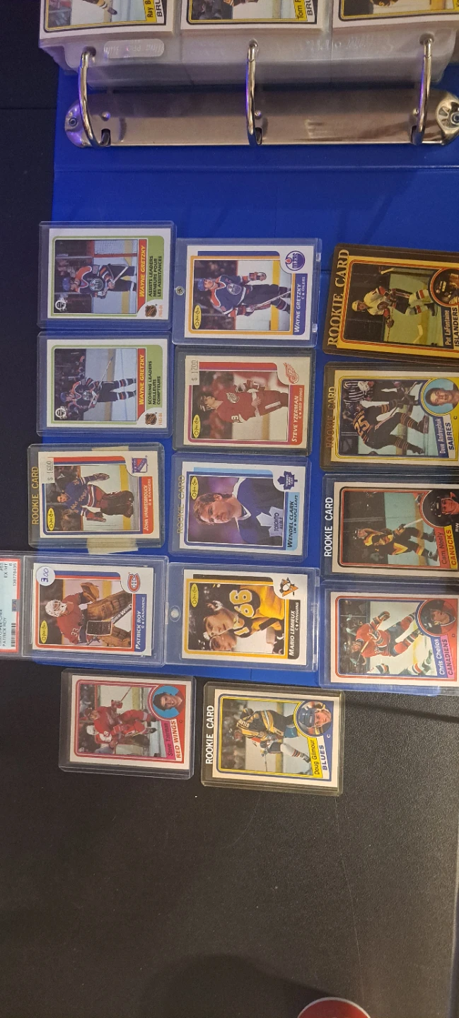 84-85 and 86-87 opc hockey complete sets