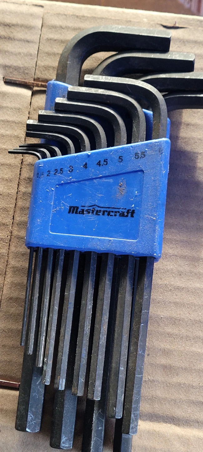 Mastercraft Metric Hex Key Set