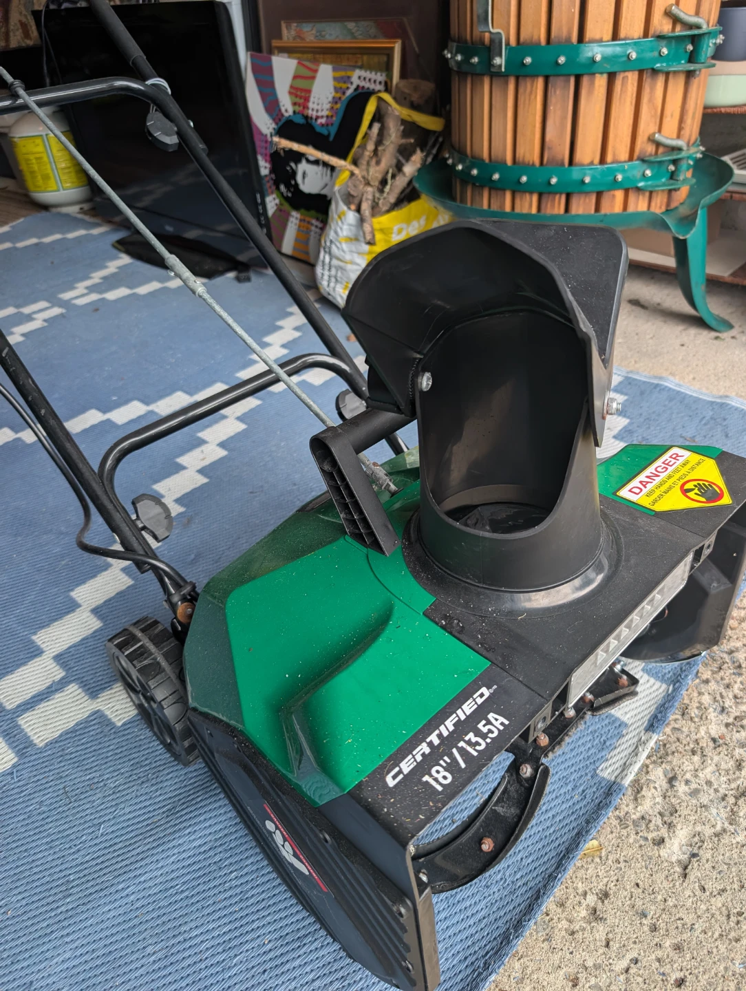 18-inch Electric Snow Blower