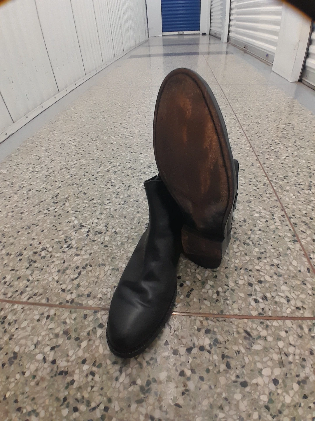 Black leather Chelsea boots Original FRYE  Elite  Men's Size 10 - photo 3