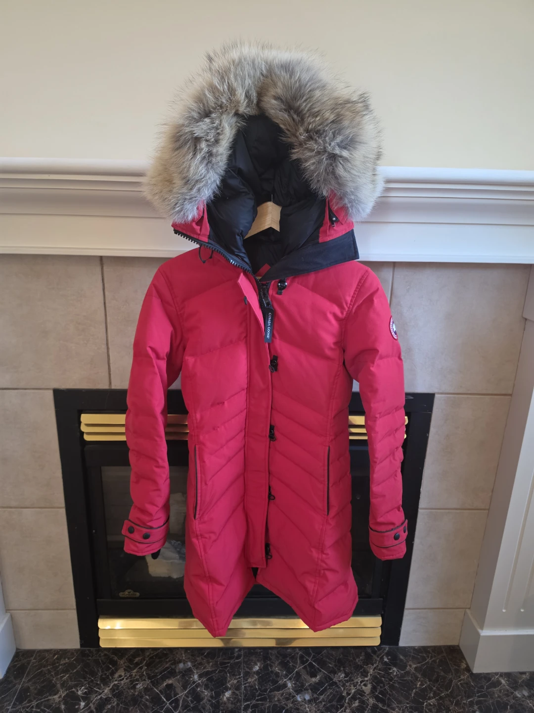 Canada Goose Lorette Red Parka Jacket S/P - photo 2