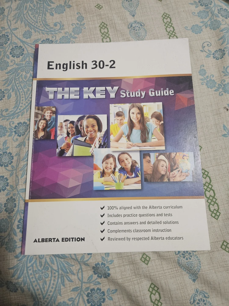 English 30-2 The Key Study Guide Alberta Edition