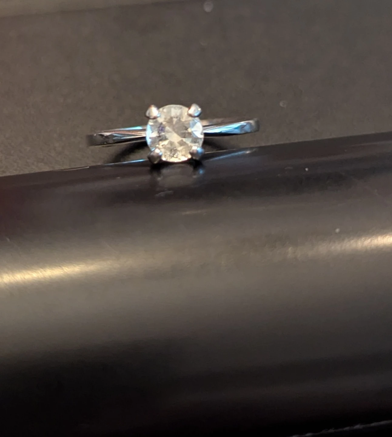 .925 Sterling Silver 1.0 ct CZ Ring